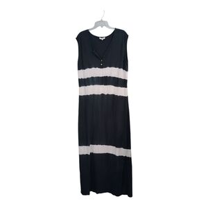 beachlunchlounge Black and White Maxi Dress